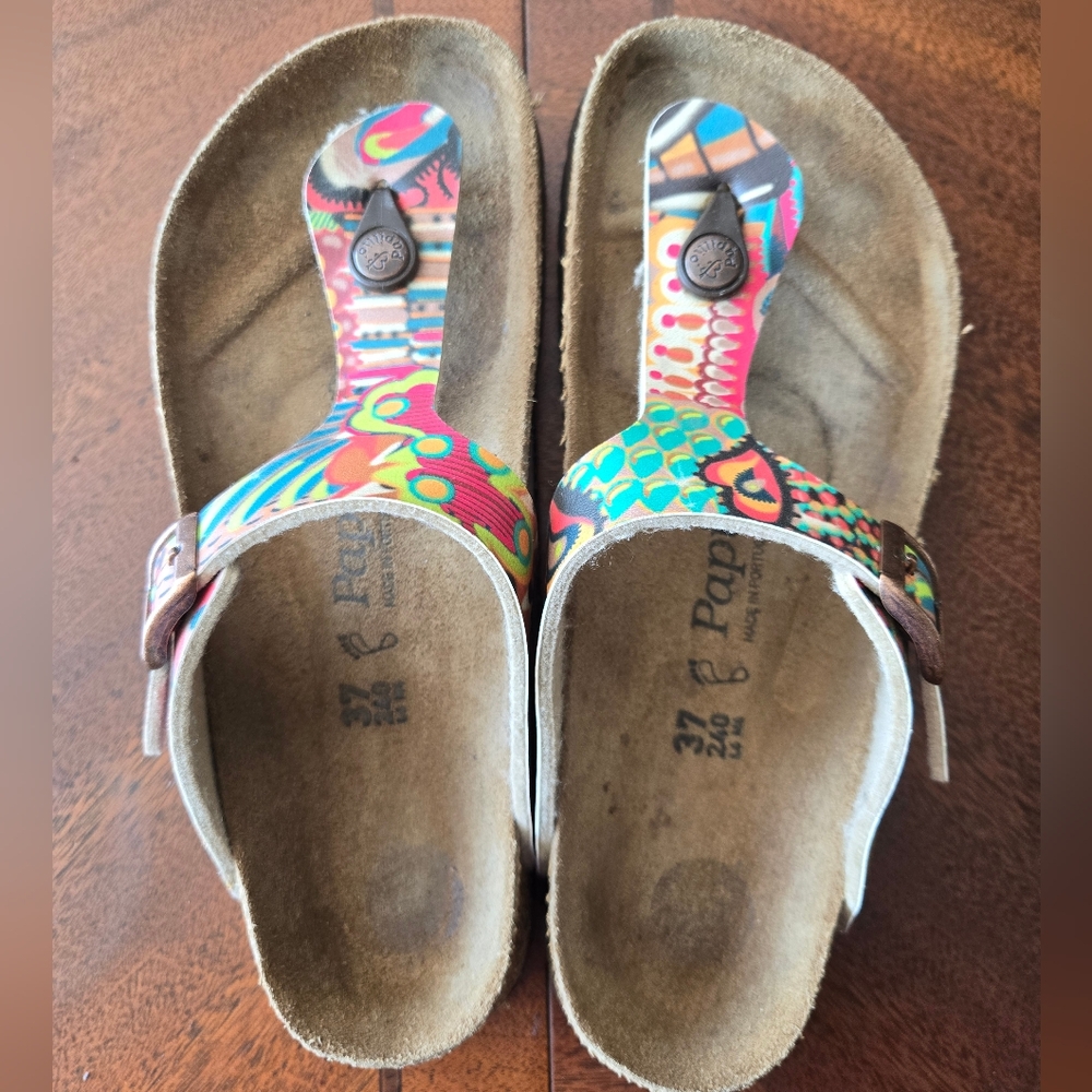 Papillio Multicolor Sandals with Patterned Straps